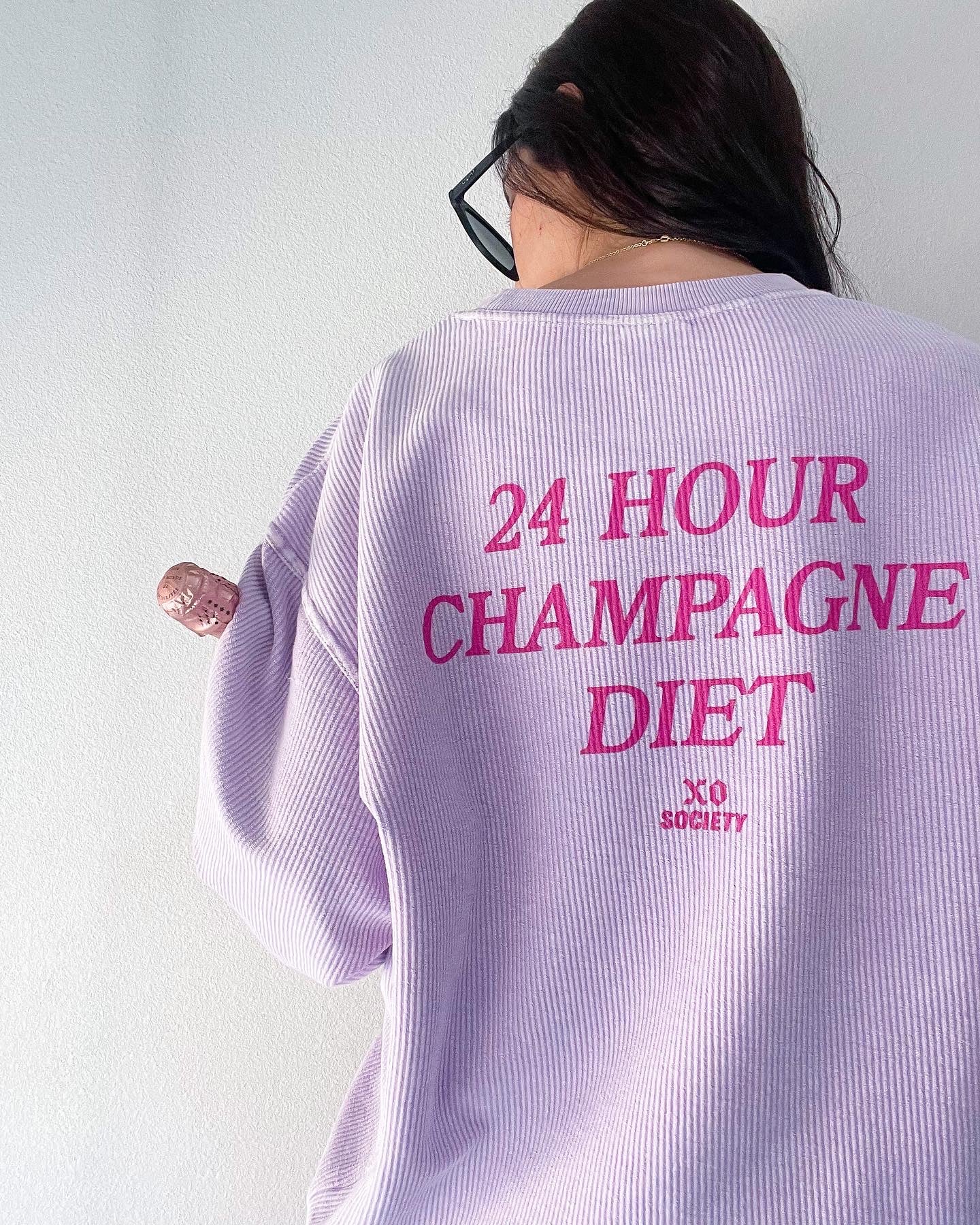 Champagne Diet Corded Crewneck